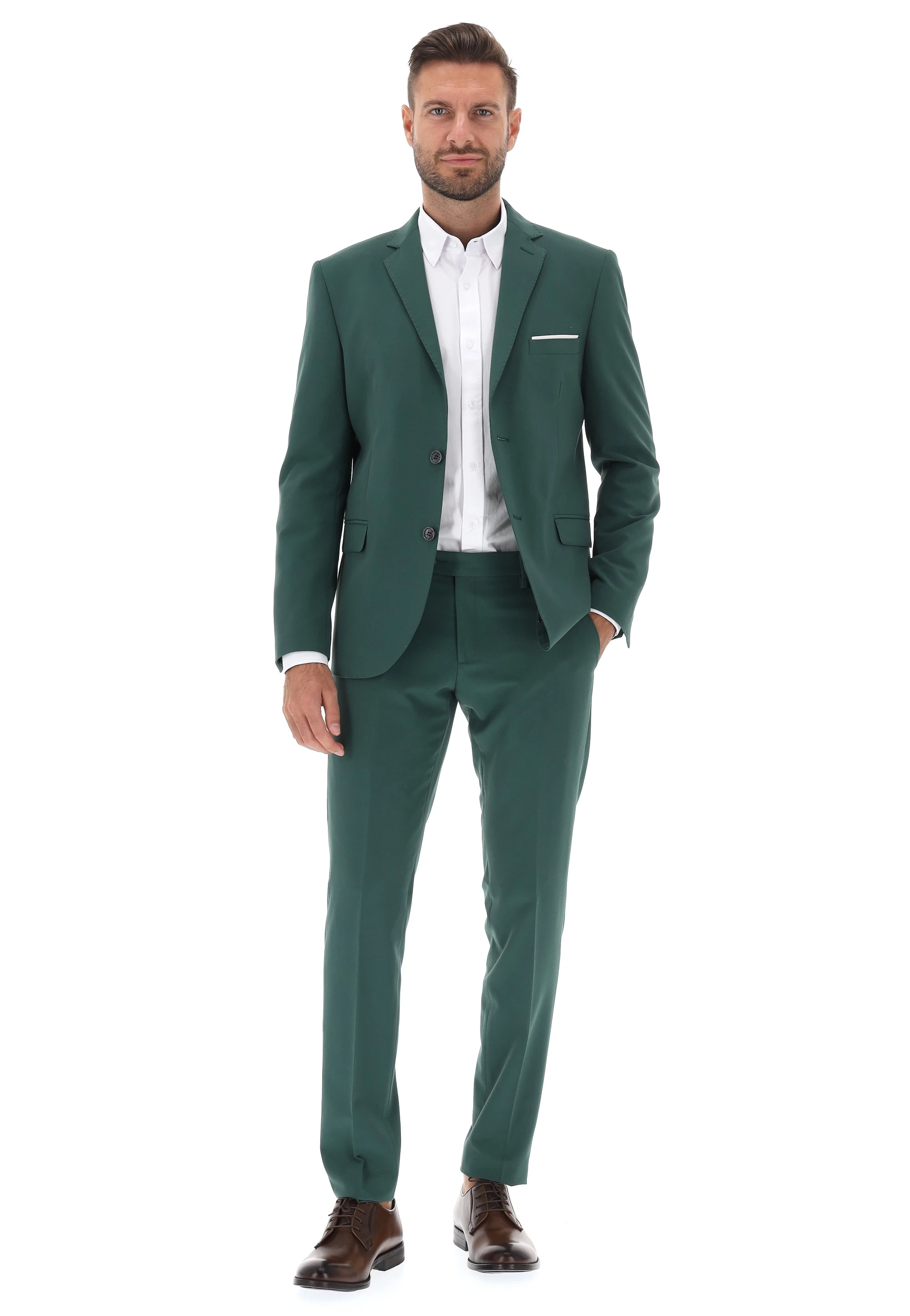 Abito elegante uomo TUPERTU in tinta unita impunturato